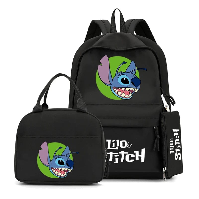 Stylish 3-Piece Stitch Set Backpack