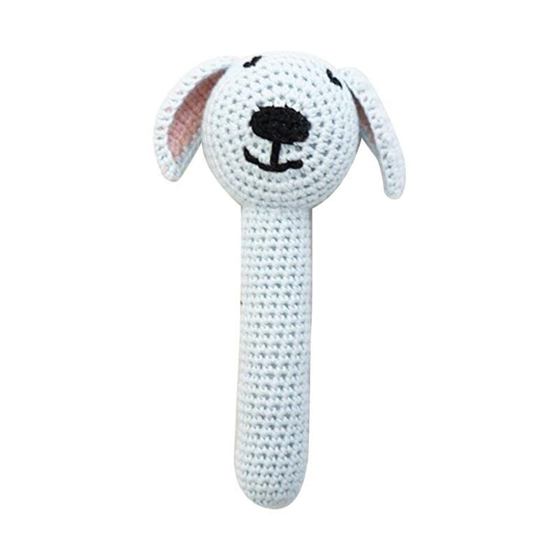 Hochet Chien en Coton Tricoté