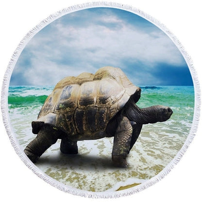 Serviette de Plage Tortue Ronde - Galapagos