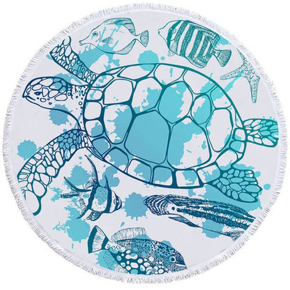 Serviette de Plage Tortue Ronde - Breizh