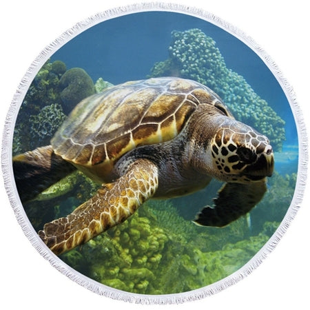Serviette de Plage Tortue Ronde - Caretta