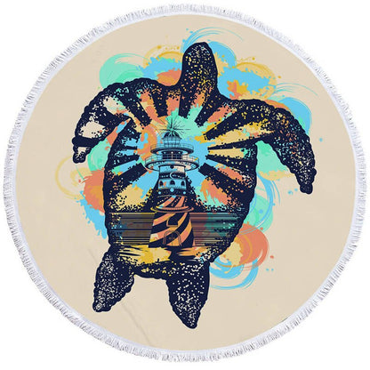 Serviette de Plage Tortue Ronde - Phare