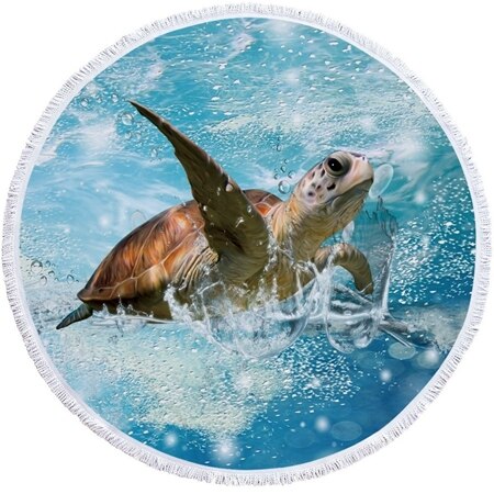 Serviette de Plage Tortue Ronde - Sprint