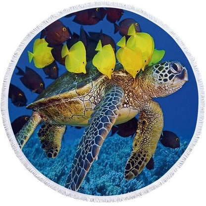 Serviette de Plage Tortue Ronde - Harem