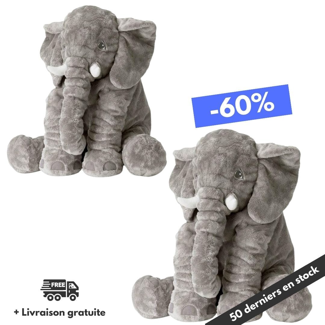 Peluche Éléphant Calin 60 cm | Bébé Calins