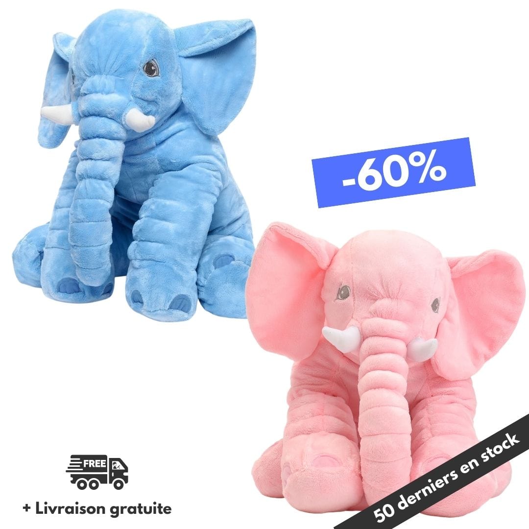 Peluche Éléphant Calin 60 cm | Bébé Calins