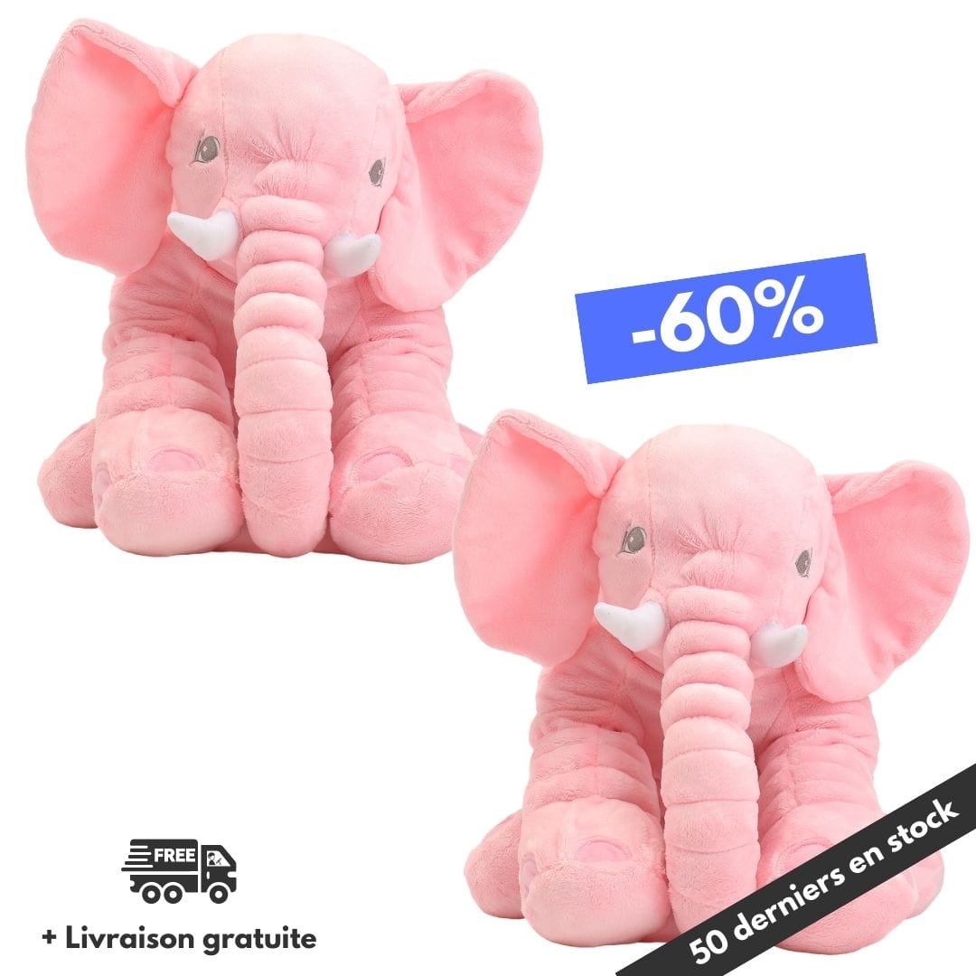 Peluche Éléphant Calin 60 cm | Bébé Calins