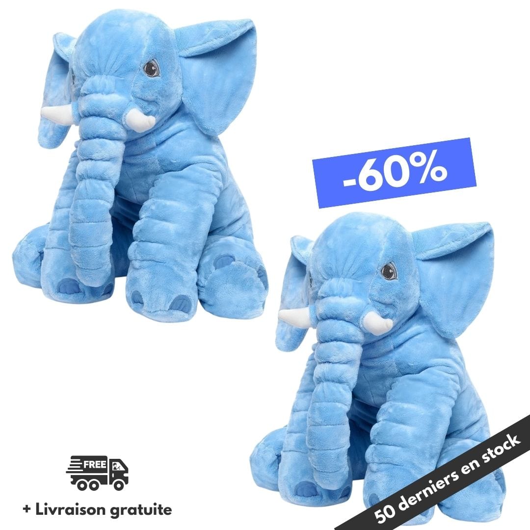 Peluche Éléphant Calin 60 cm | Bébé Calins