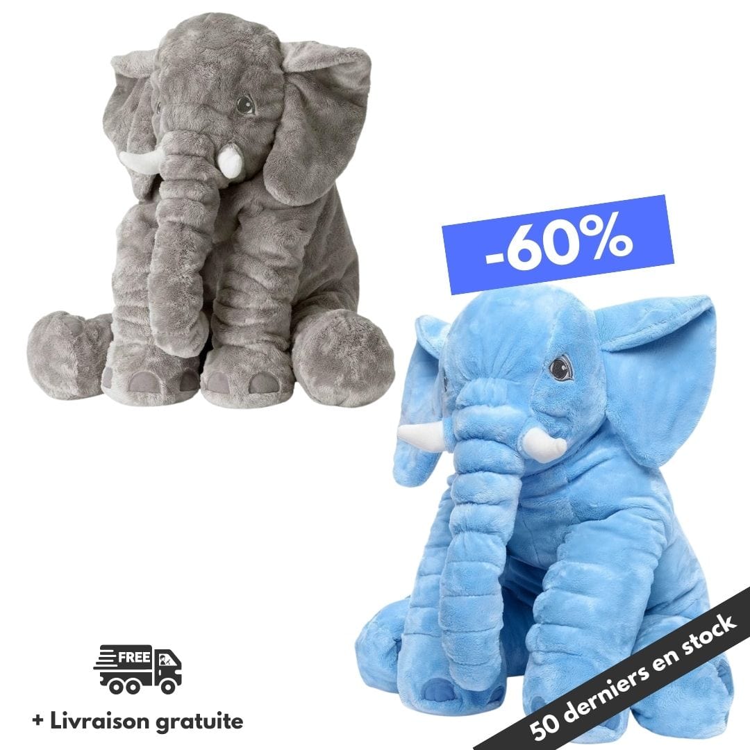 Peluche Éléphant Calin 60 cm | Bébé Calins