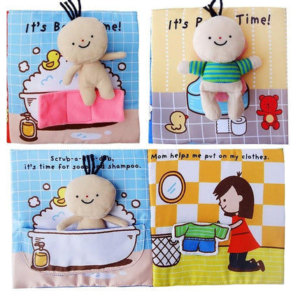 Livre d'Éveil en Tissu | Bébé Calins