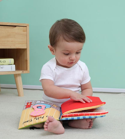 Livre d'Éveil en Tissu | Bébé Calins