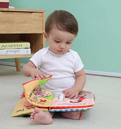 Livre d'Éveil en Tissu | Bébé Calins