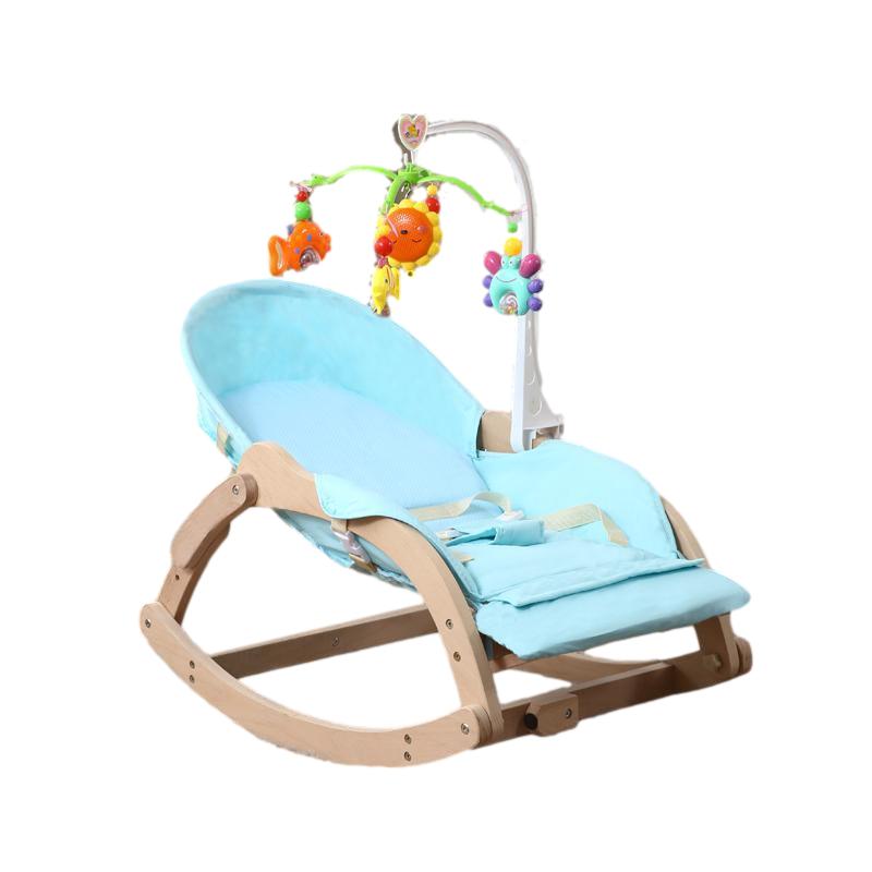 ECOWOOD - Balancelle Bébé Pliable en Bois | Bébé Calins