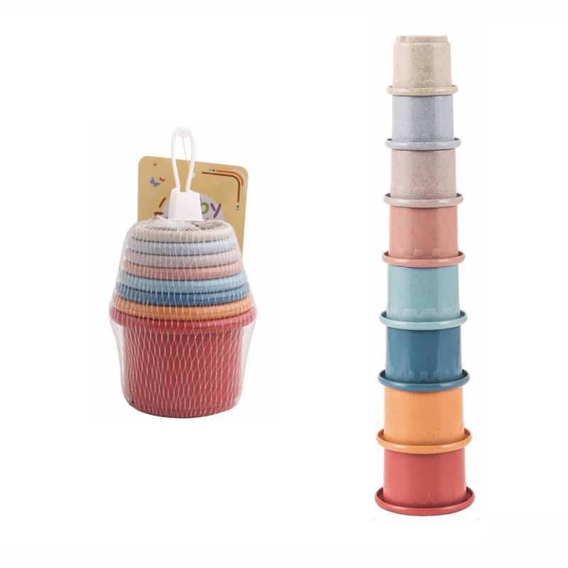 Tasses à Empiler - 8 Gobelets Gigognes | Bébé Calins