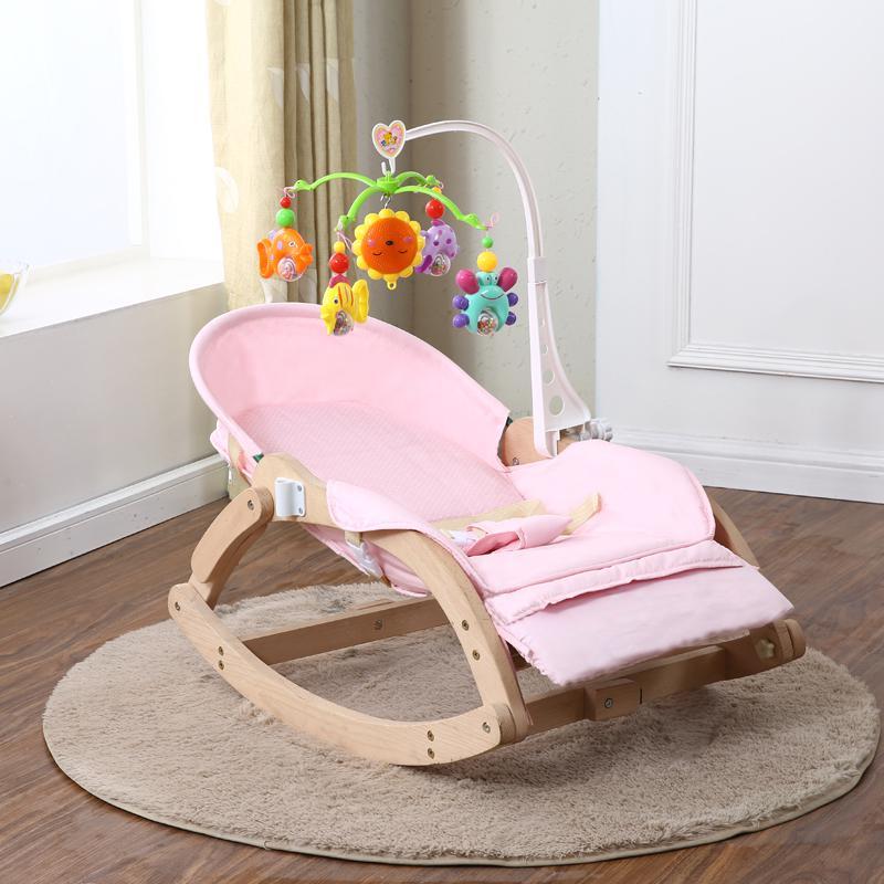 ECOWOOD - Balancelle Bébé Pliable en Bois | Bébé Calins