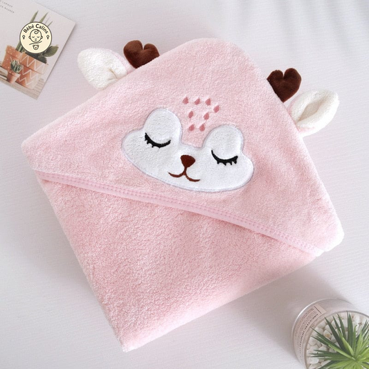 Cape de bain pour bébé en microfibre ultra douce et cocooning