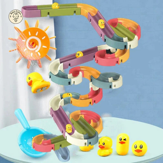 Baignoire Fun - Canards Flottants et Toboggans Amusants