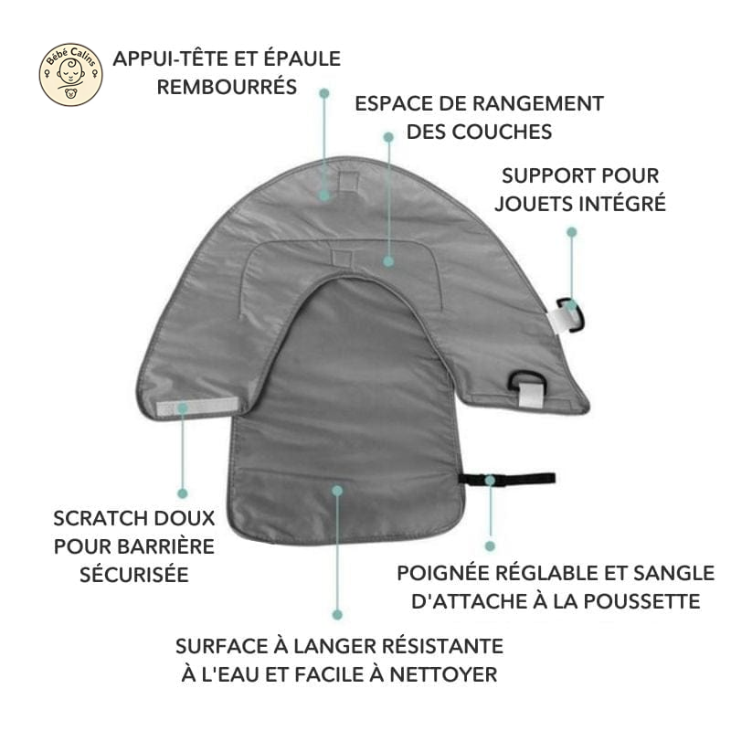 Tapis à Langer Nomade Le Lange-Facile : Praticité et Élégance au Quotidien