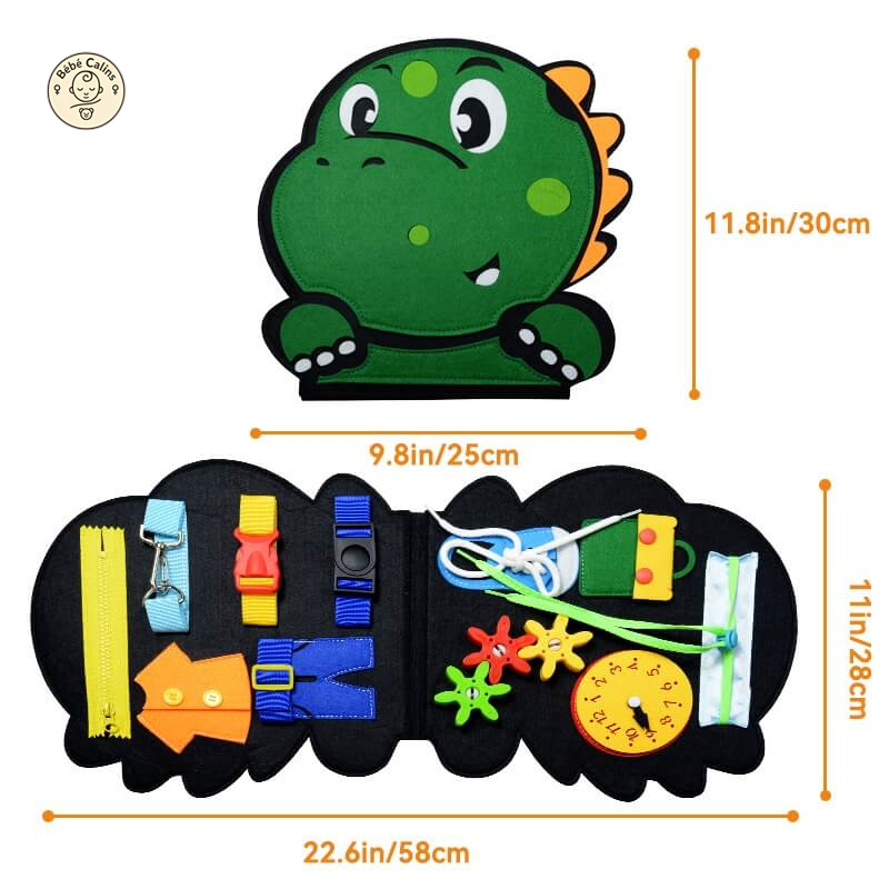 Planche d'activités Montessori Dino