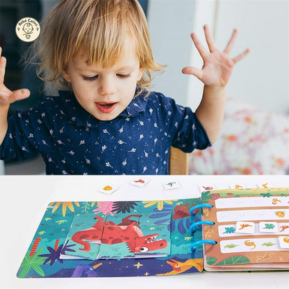 Livreactif Montessori - Livre d'histoires résistant et éducatif.
