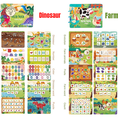 Livreactif Montessori - Livre d'histoires résistant et éducatif.
