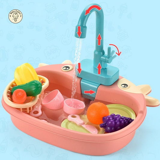 Aqualuxe : L'Évier Magique des Mini-Chefs