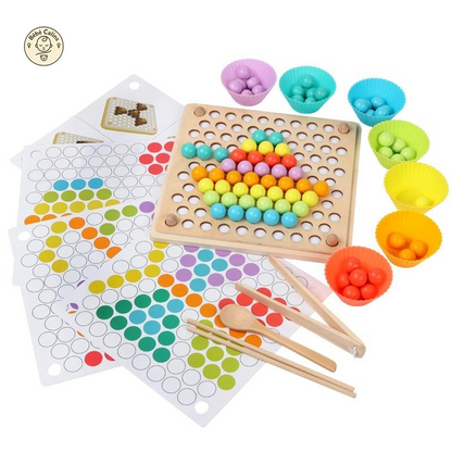 Jouet Montessori Perles Colorées