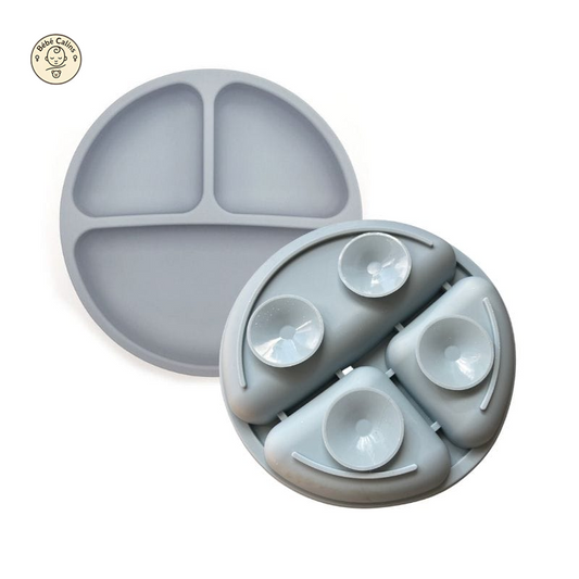 Assiette silicone à ventouse