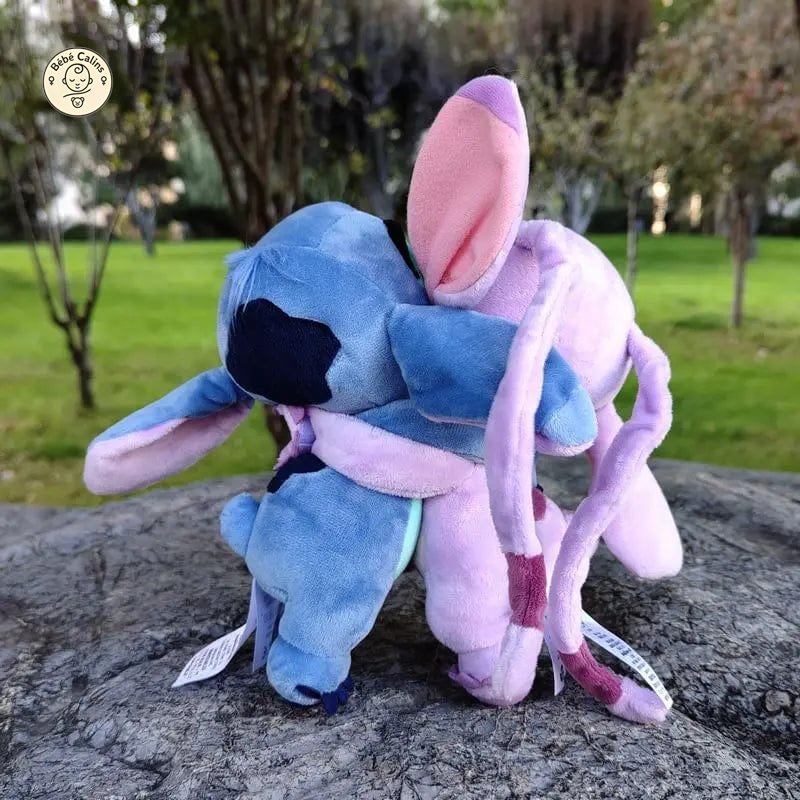 Peluche Stitch et Angel I Love You Duo