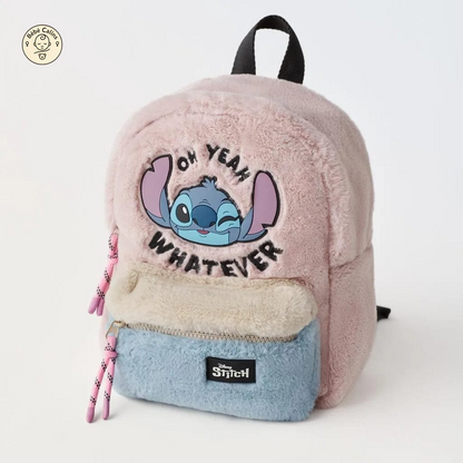 Cartable Stitch en Peluche Douce