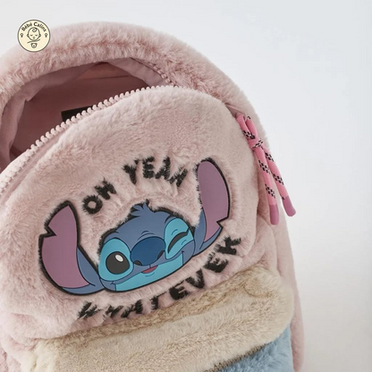 Cartable Stitch en Peluche Douce