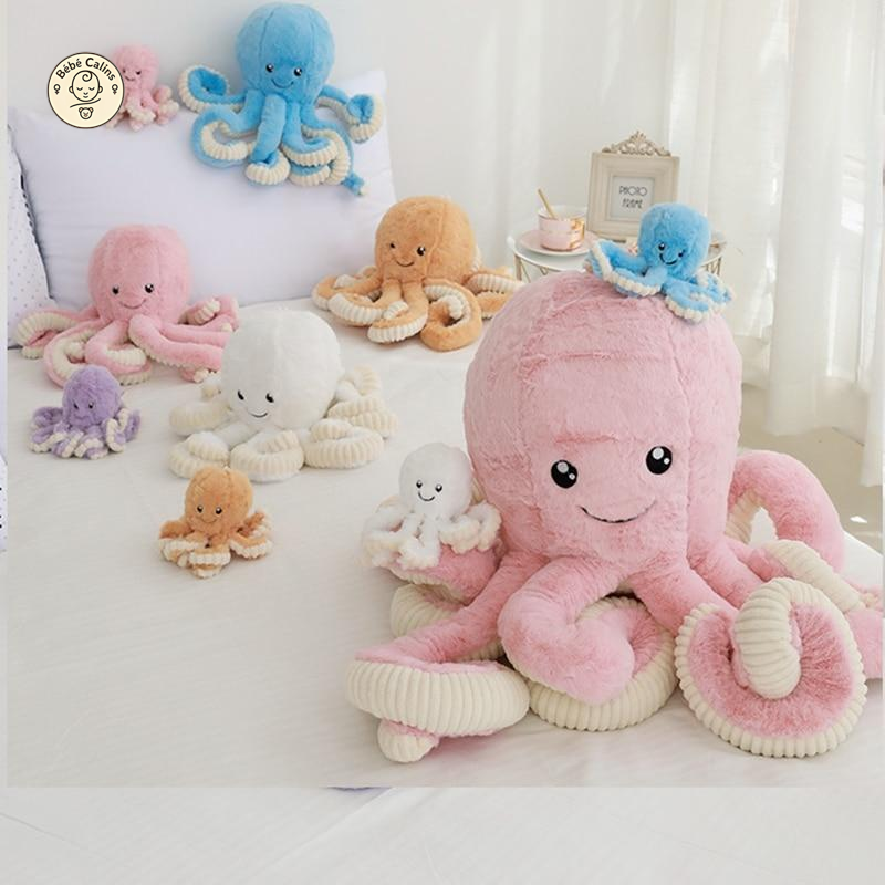 Peluche Poulpe Colorée Ultra Douce