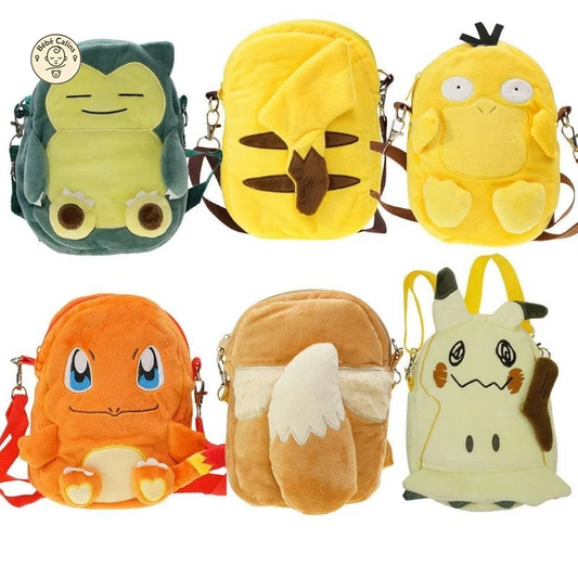 Cartable Pokemon Sac à Dos Peluche