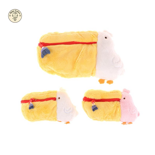 Trousse kawaii pelican en peluche