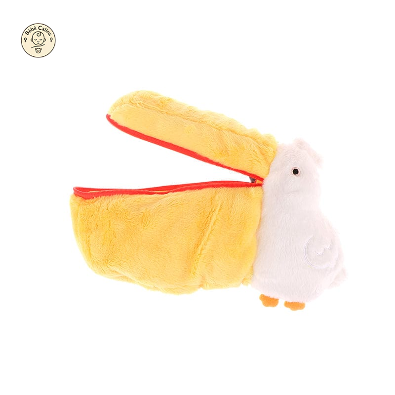 Trousse kawaii pelican en peluche