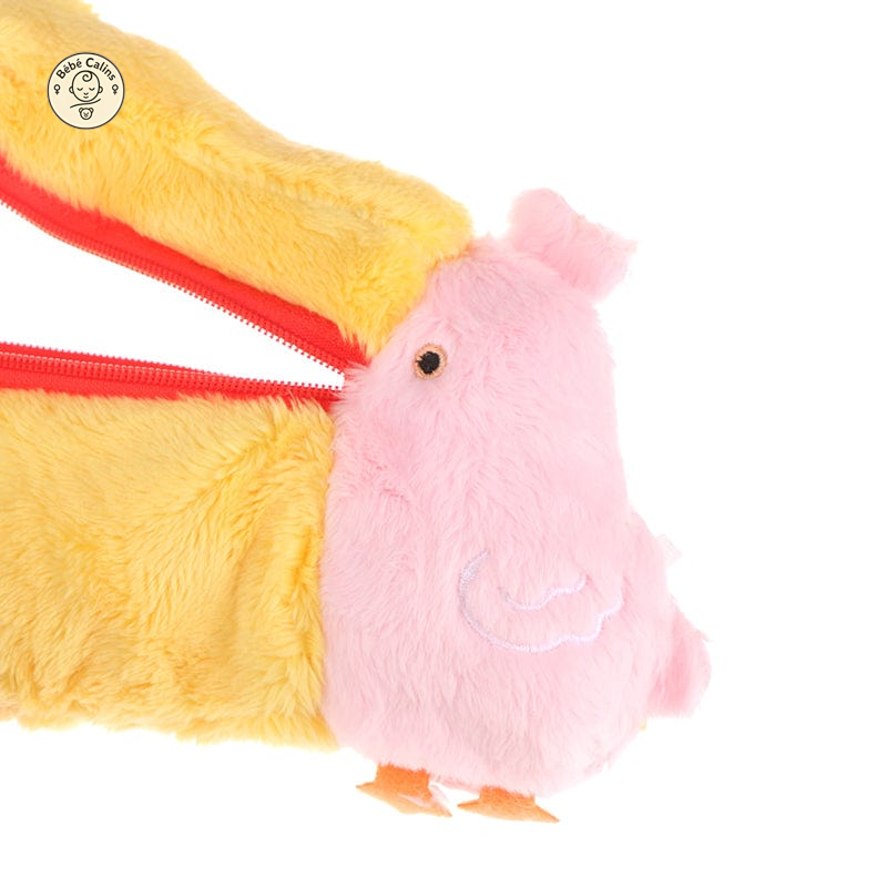 Trousse kawaii pelican en peluche