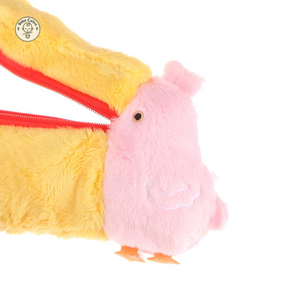 Trousse kawaii pelican en peluche