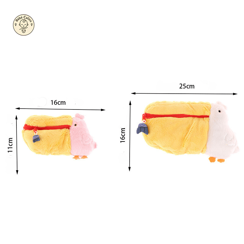 Trousse kawaii pelican en peluche