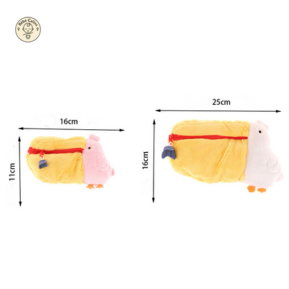 Trousse kawaii pelican en peluche