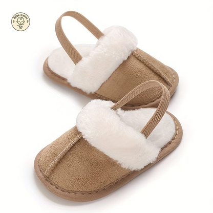 Chaussons Mignons en Peluche pour Bébés