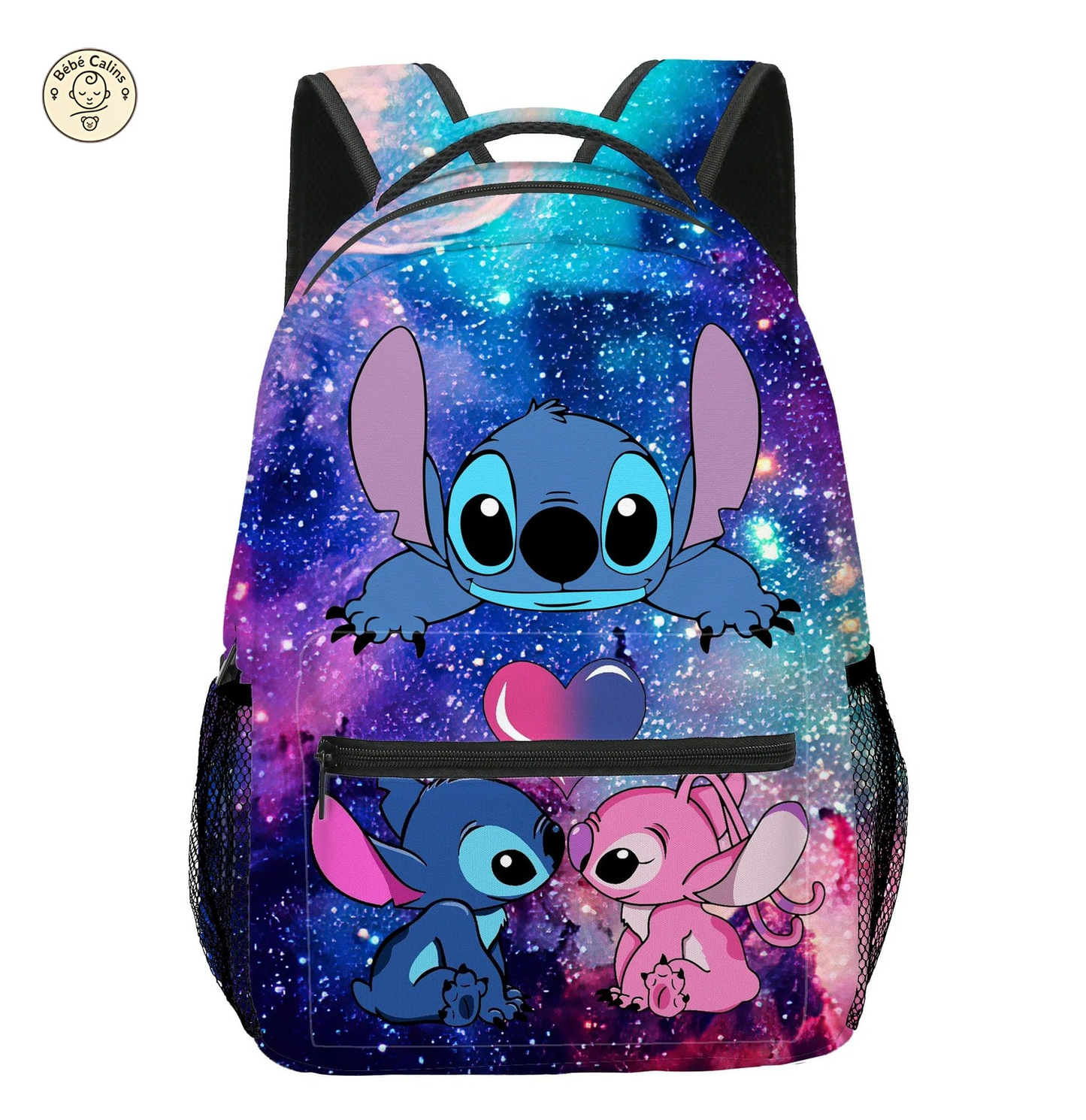 Cartable Galaxie Romantique à Couture Élégante