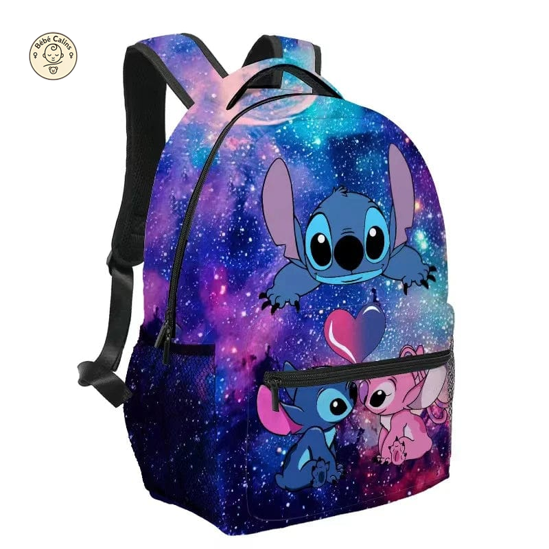 Cartable Galaxie Romantique à Couture Élégante
