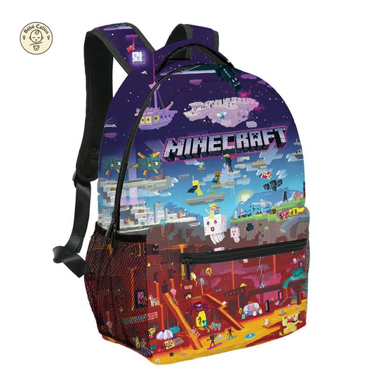 Cartable Minecraft : Sac à dos Vidéo Jeu au Design Époustouflant !