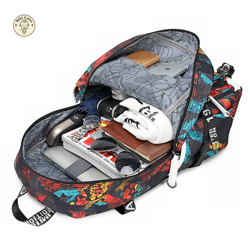 Cartable Minecraft avec Poches Pratiques pour un Style Écolier Unique