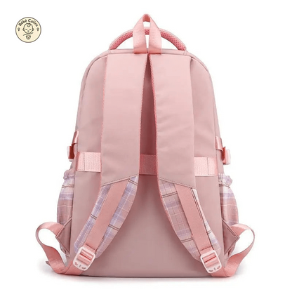 Grand Cartable Scolaire à Couture Élégante et Haute Capacité