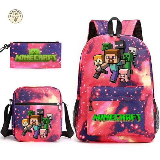 Cartable Minecraft Éblouissant en Haute Qualité