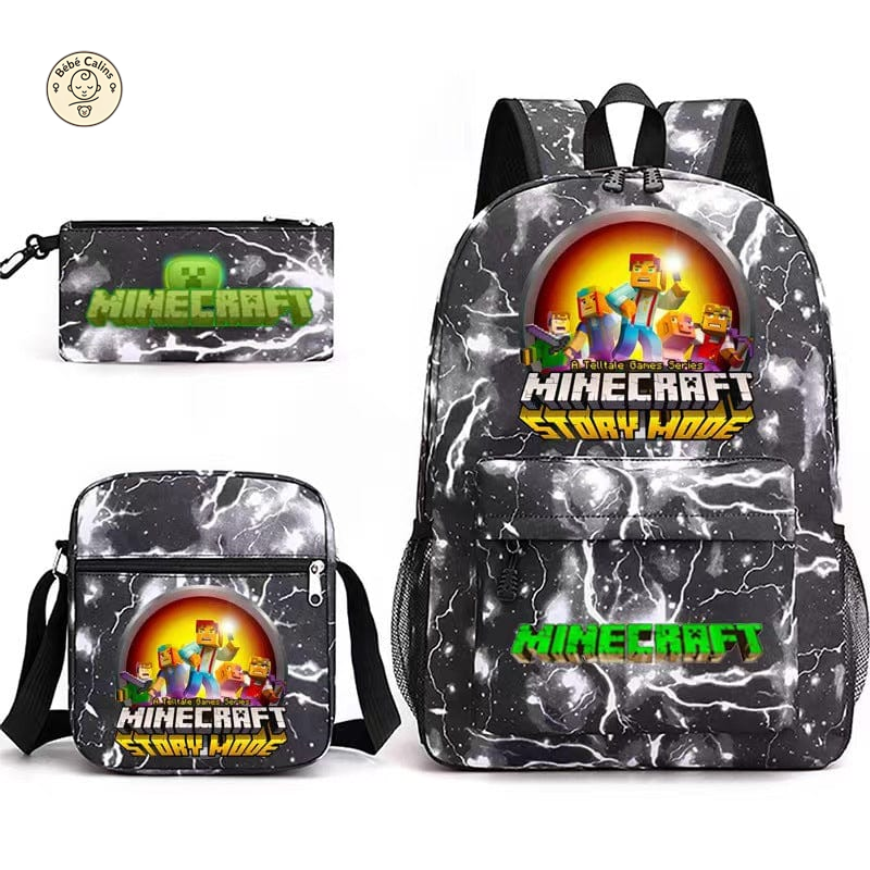 Cartable Minecraft Éblouissant en Haute Qualité