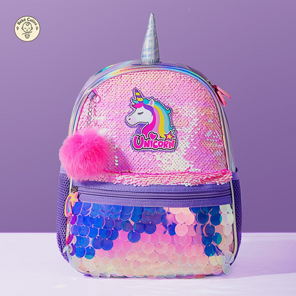 Cartable réversible licorne en sequins scintillants