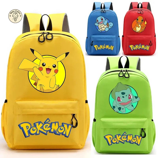 Sac à Dos Pokemon Coloré à Grande Capacité