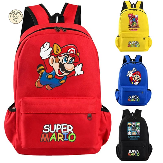 Cartable Mario en Couleurs Éclatantes